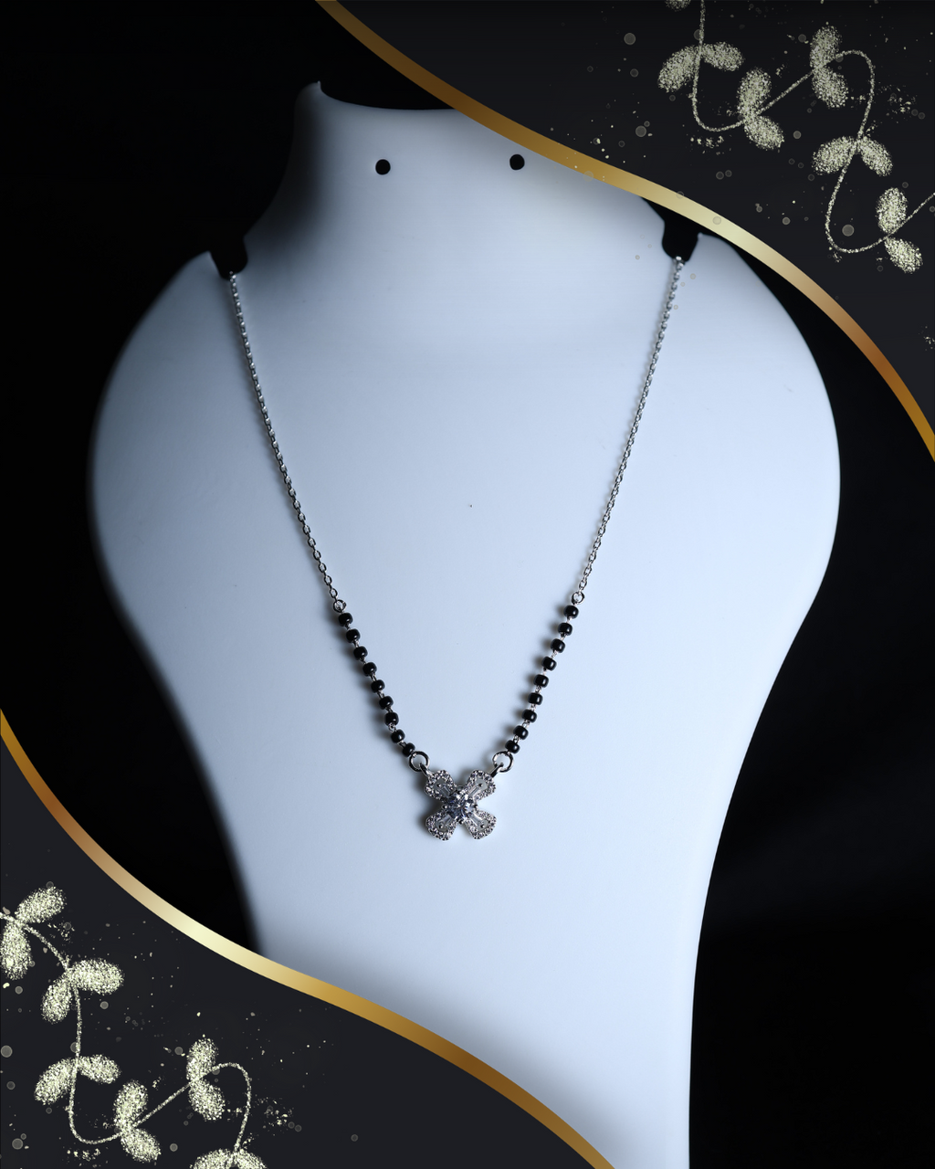 Floral Elegance Mangalsutra