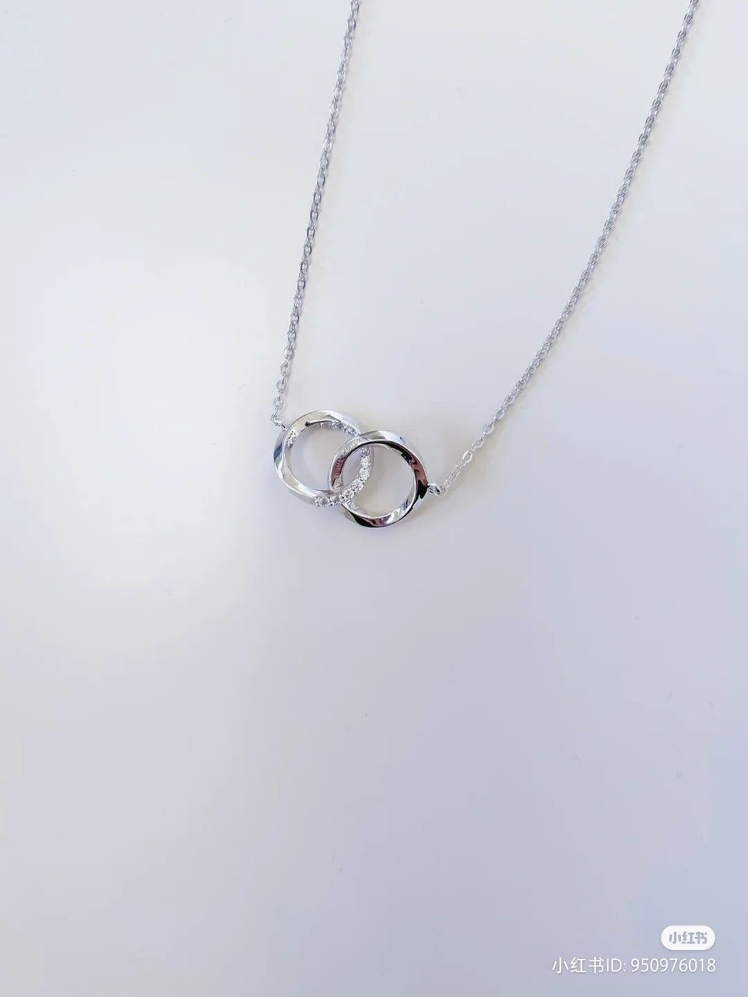 Silver Eternal Bond with Link Chain