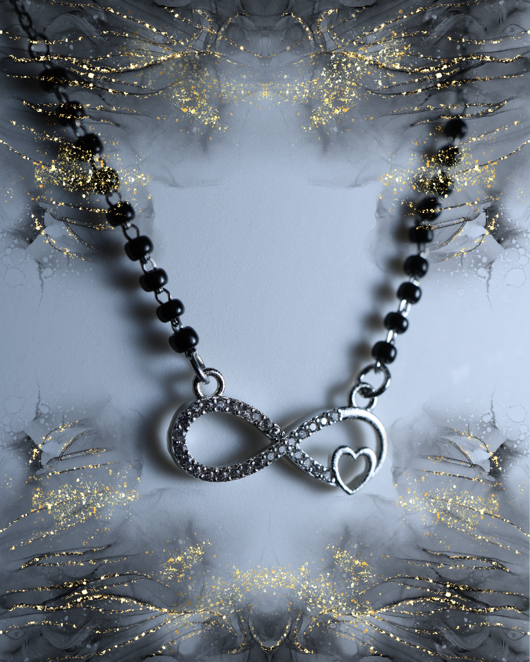Eterna Infinity – Sterling Silver Mangalsutra