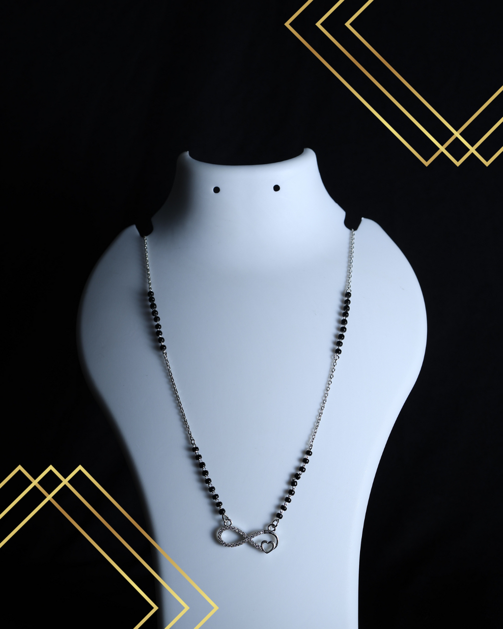 Eterna Infinity – Sterling Silver Mangalsutra