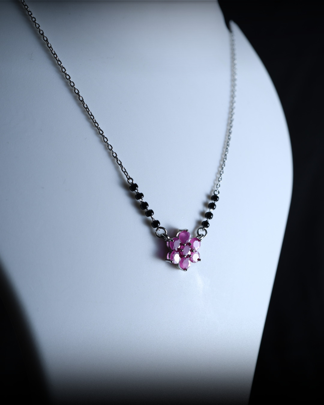 Ruby Blossom Mangalsutra